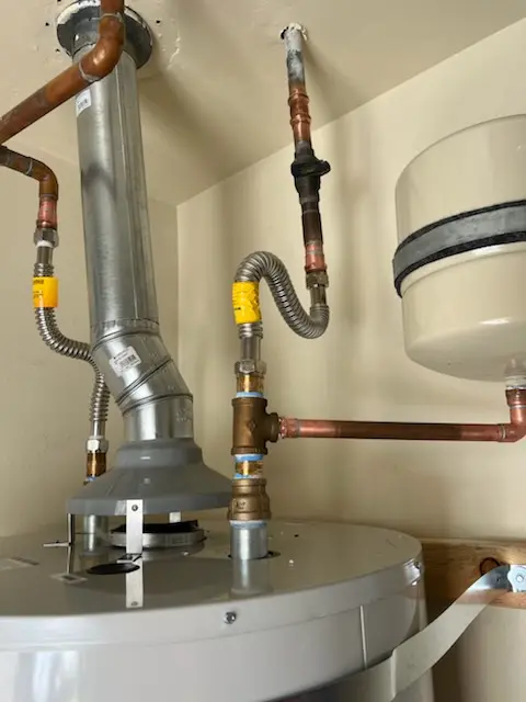Water heater installation and plumbing repair in Ramsey